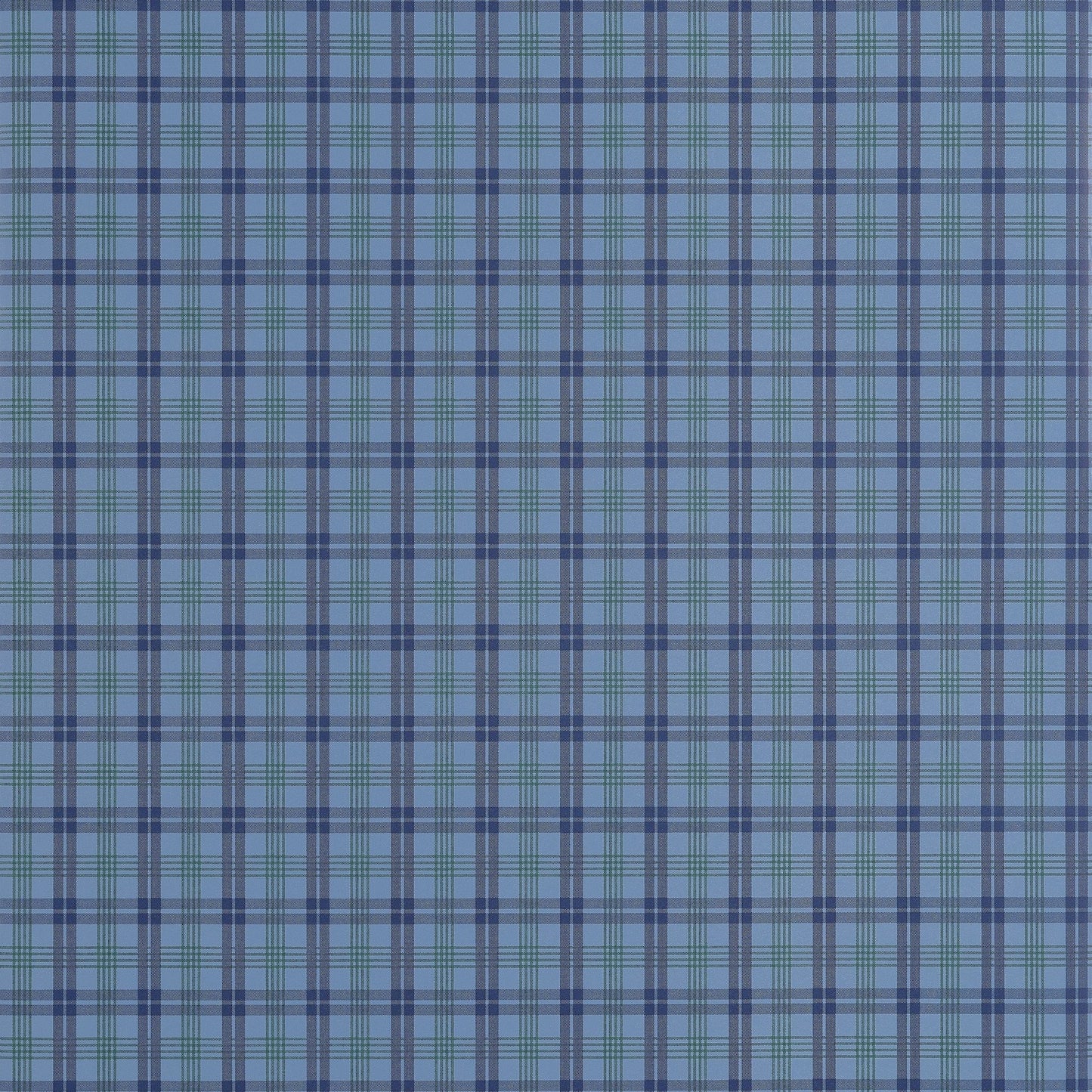 Huntley Plaid Wallpaper - Navy - Thibaut - T44051 - Premier Wallcovering