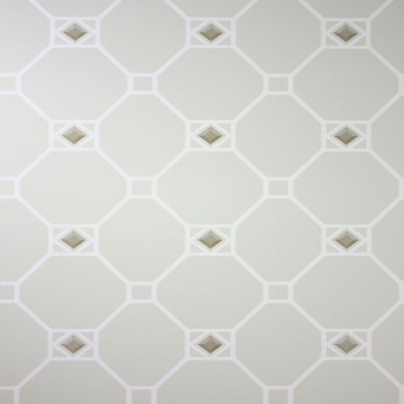 Huntly Wallpaper - French grey - Nina Campbell - NCW4126-05 - Premier Wallcovering