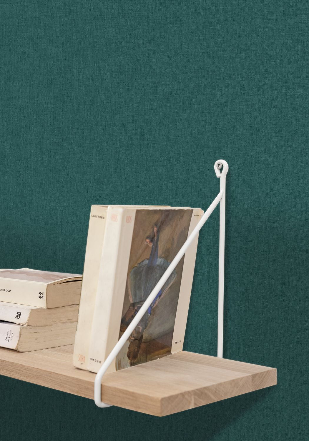 Hygge Uni Wallpaper - Emeraude - Caselio - 100607812 - Premier Wallcovering