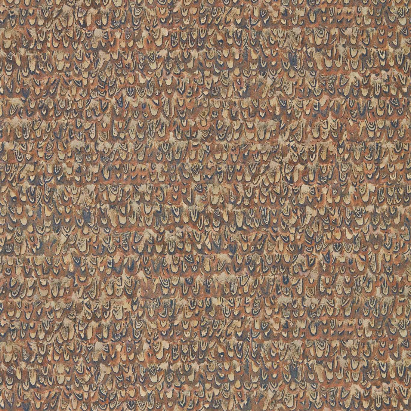 Icarus Wallpaper - Copper/Phesant - ZKEM312674 - Zoffany - Premier Wallcovering