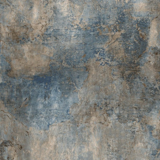 Icon Castello Plaster Wallpaper - Navy - Grandeco - 191701 - Premier Wallcovering