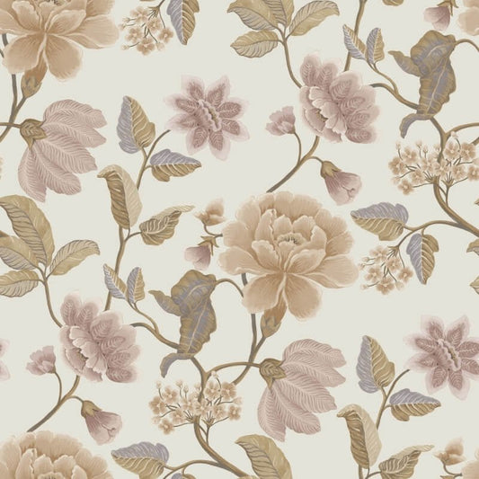 Icon Celia Floral Trail Wallpaper - Beige - Grandeco - IC3101 - Premier Wallcovering