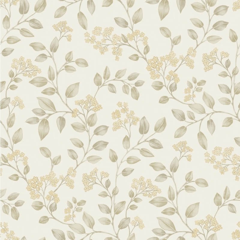 Icon Jasmine Floral Trail Wallpaper - Beige - Grandeco - IC3001 - Premier Wallcovering