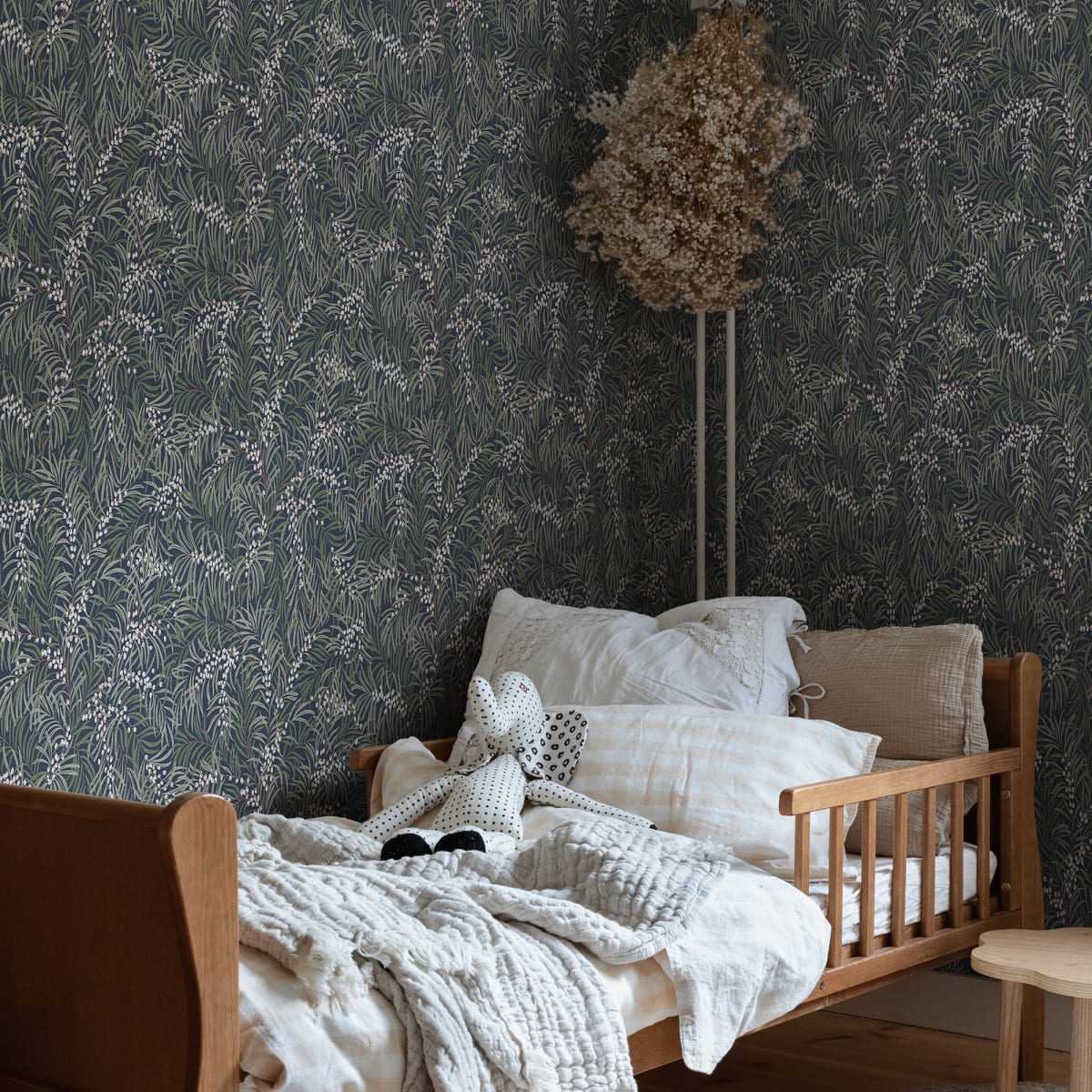 Idun Wallpaper - Classic Blue - Sandberg - S10208 - Premier Wallcovering