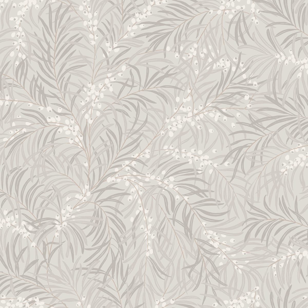 Idun Wallpaper - Mineral Gray - Sandberg - S10207 - Premier Wallcovering