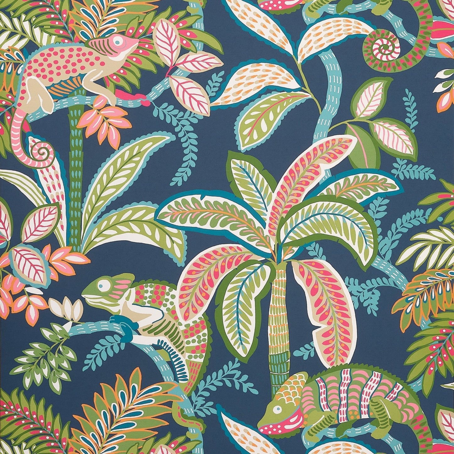 Iggy Wallpaper - Navy - Thibaut - T15846 - Premier Wallcovering