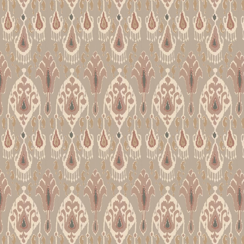 Ikat Bokhara Wallpaper - Blush - GP & J Baker - BW45090/1 - Premier Wallcovering
