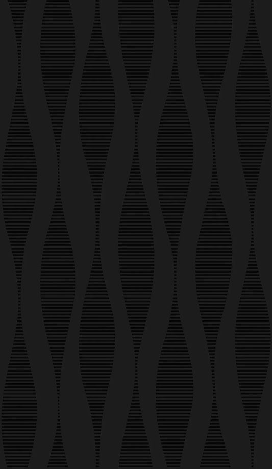 Ikat Ellipse Wallpaper - Jet Black - NextWall - NW60200 - Premier Wallcovering