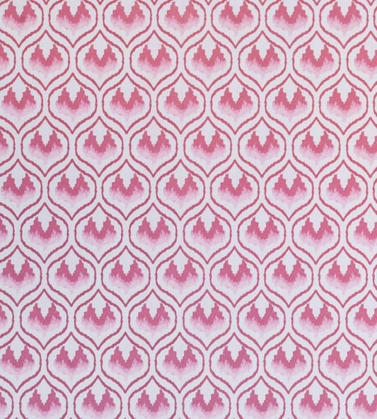 Ikat Heart Wallpaper - Oxblood - BG2300201 - Barneby Gates - Premier Wallcovering