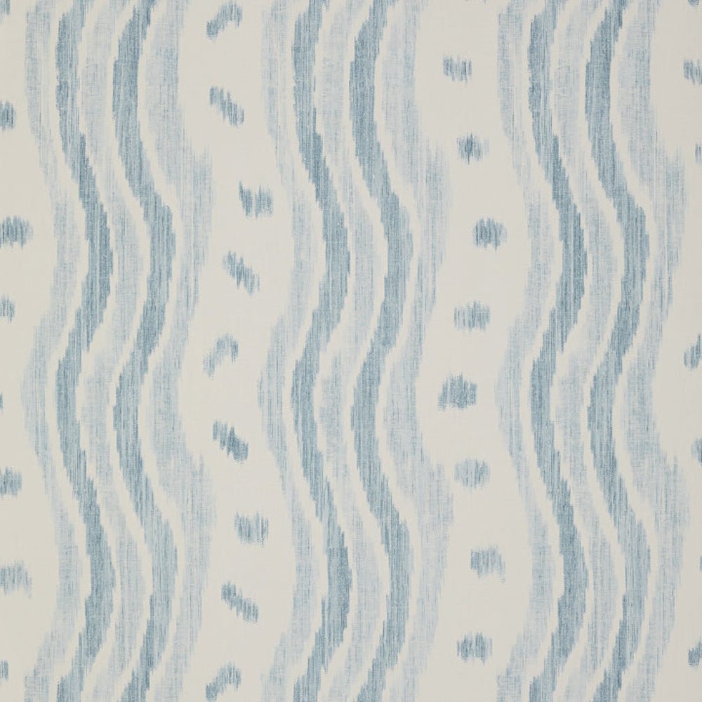 Ikat Stripe Wallpaper - Pale Blue - Blithfield - 693-01 - Premier Wallcovering