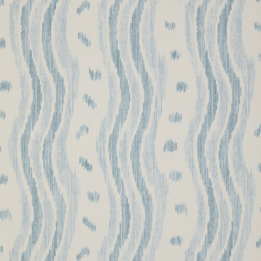 Ikat Stripe Wallpaper - Pale Blue - Blithfield - 693-01 - Premier Wallcovering