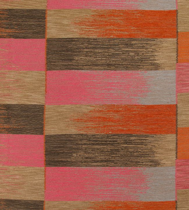Ikat Weave Fabric - Orange - Christopher Farr Cloth - CF105 - 04 - Premier Wallcovering