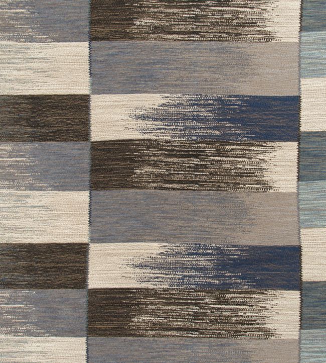 Ikat Weave Fabric - Indigo - Christopher Farr Cloth - CF105 - 01 - Premier Wallcovering