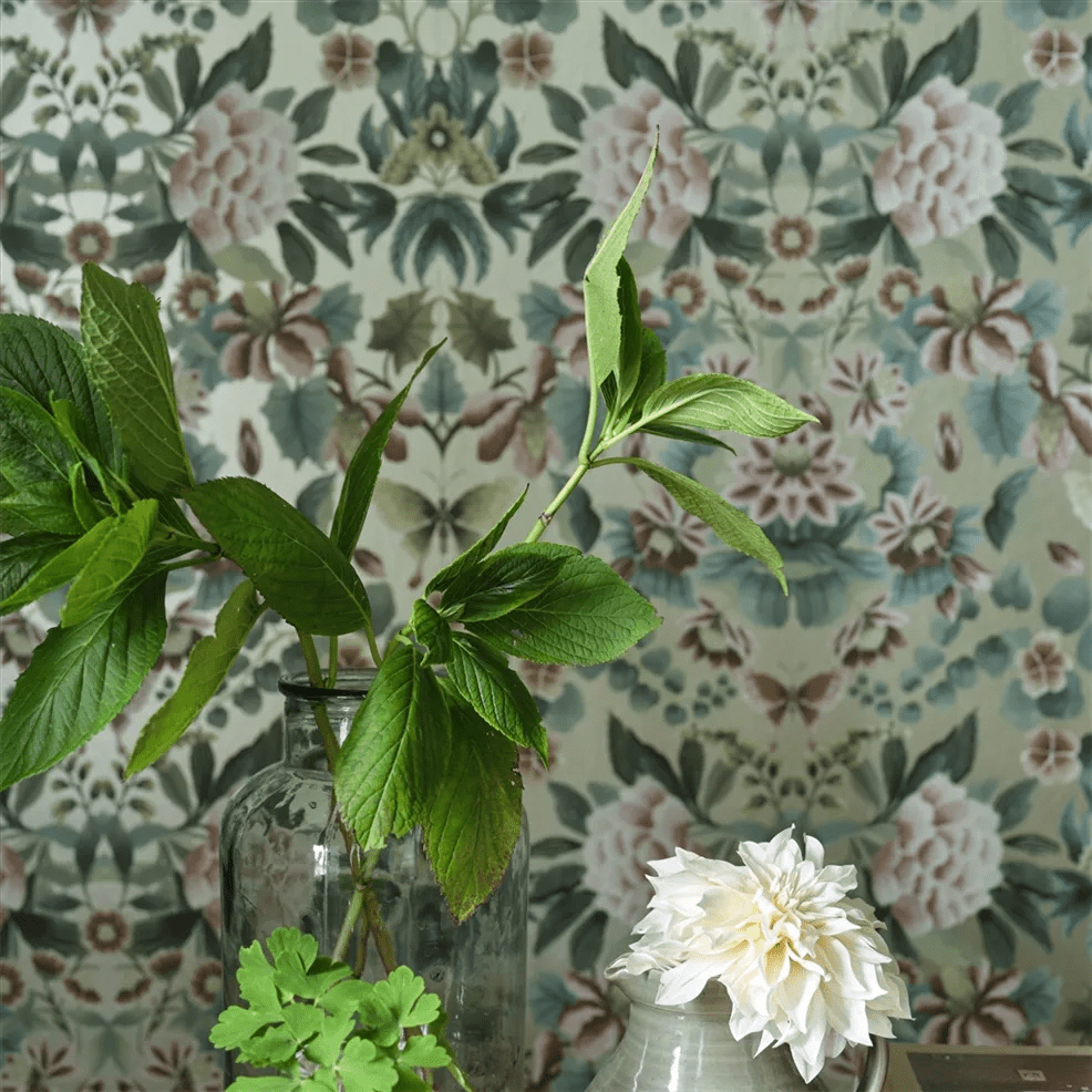 Ikebana Damask Wallpaper - Gilver - PDG1156/03 - Designers Guild - Premier Wallcovering