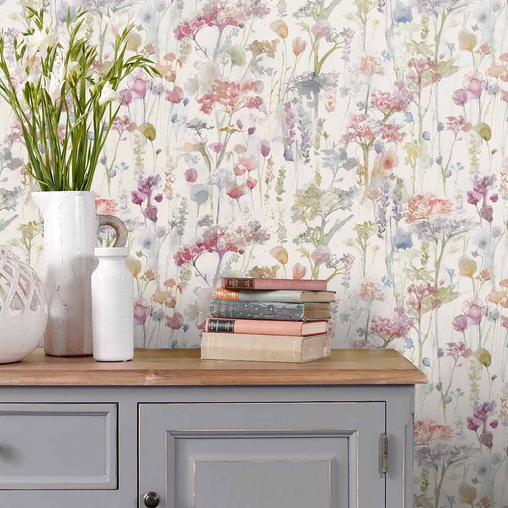 Ilinizas Wallpaper - Poppy - Voyage Maison - ILINIZA/WPO/POP - Premier Wallcovering