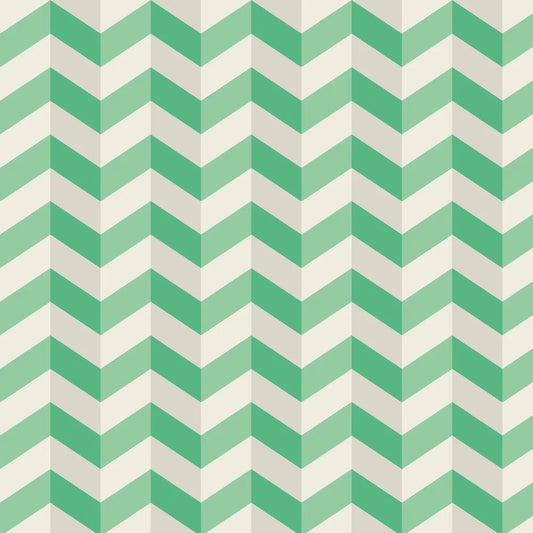 Illusion Chevron Wallpaper - Jade Twist - Ohpopsi - STR50130W - Premier Wallcovering
