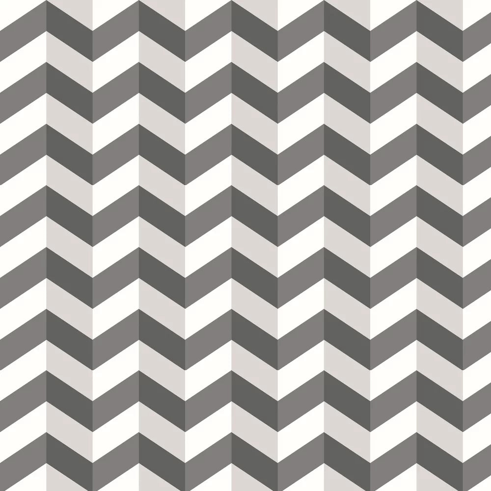 Illusion Chevron Wallpaper - Blackboard - Ohpopsi - STR50134W - Premier Wallcovering