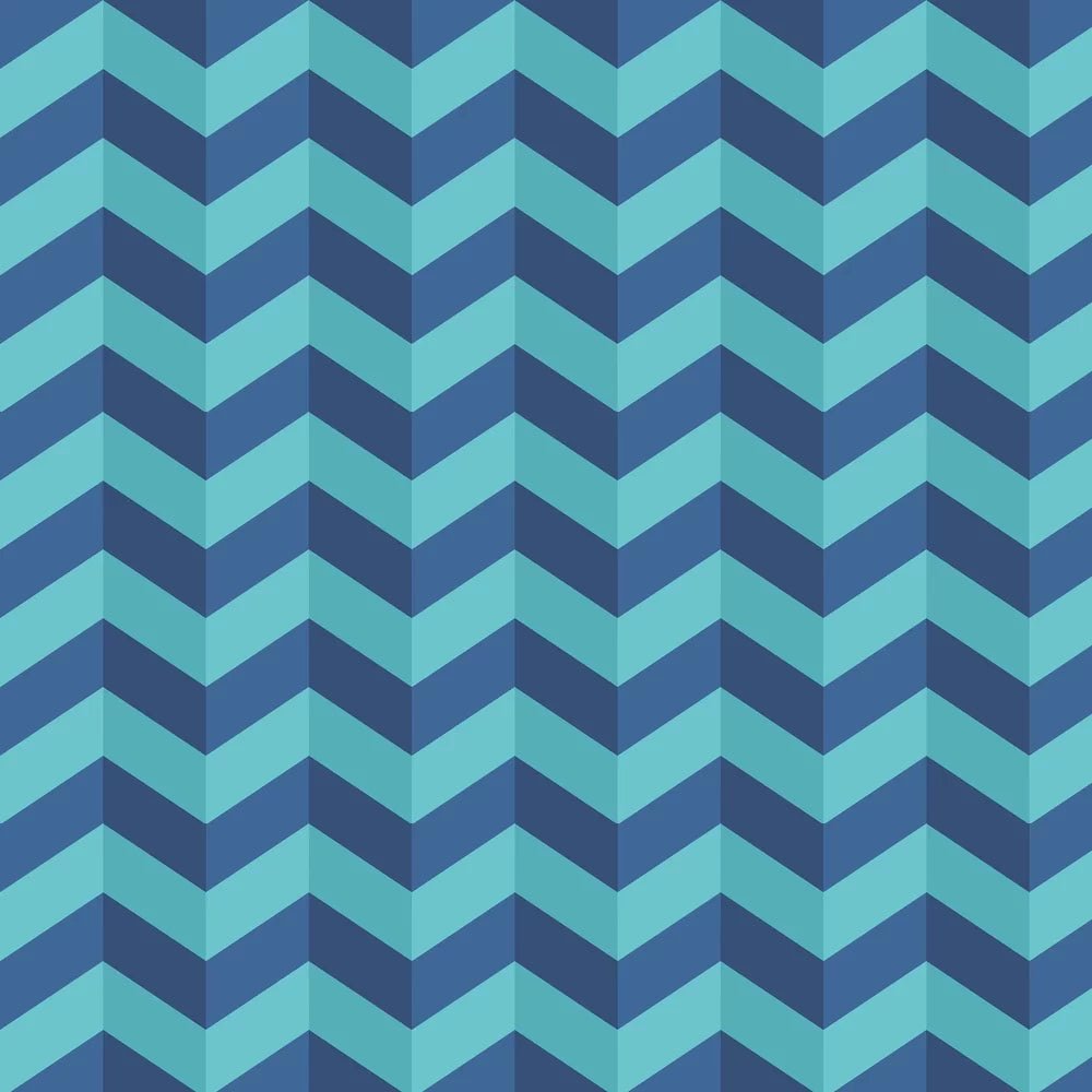 Illusion Chevron Wallpaper - Cerulean Mix - Ohpopsi - STR50131W - Premier Wallcovering