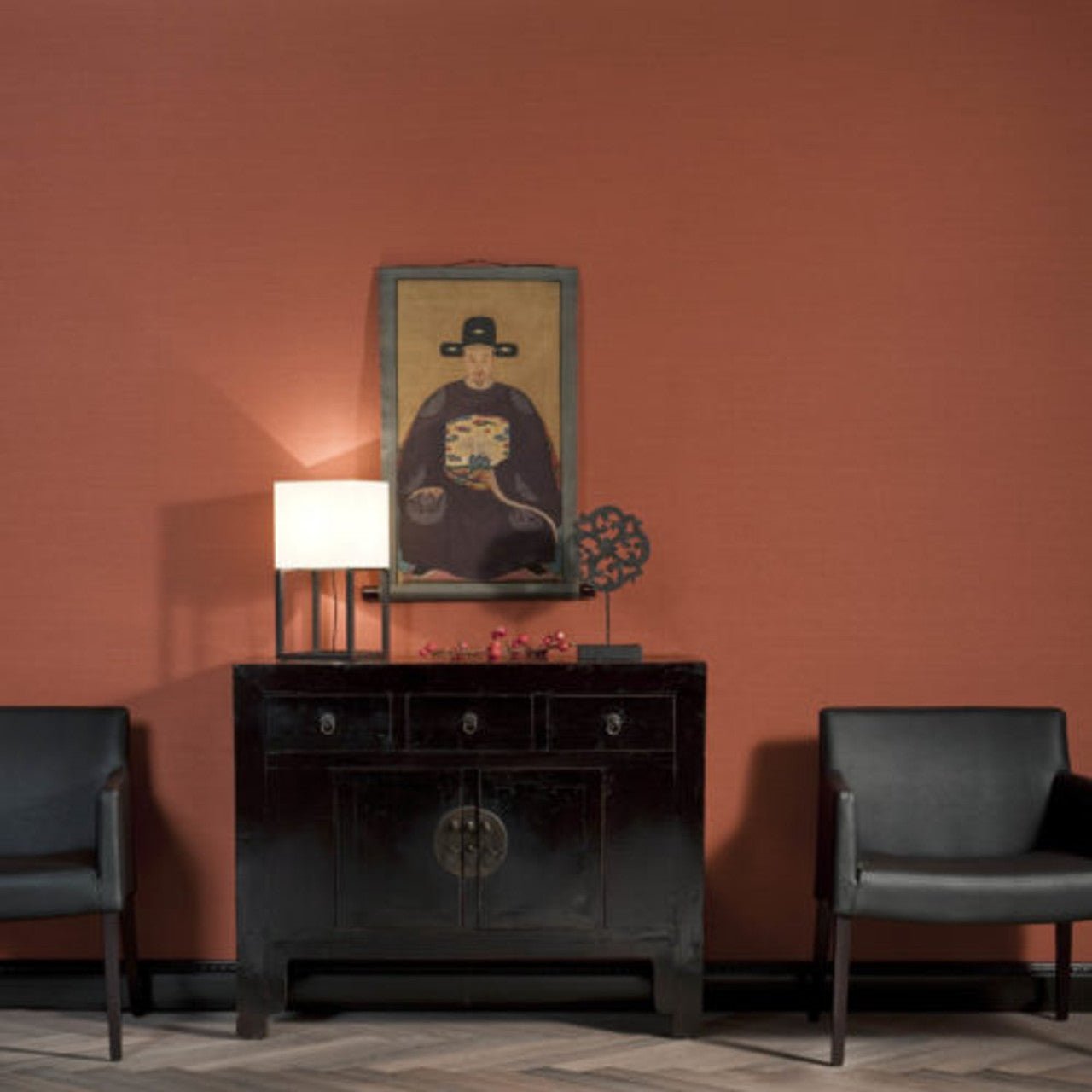 Illusions Wallpaper - TerraCotta - Omexco - ILA107 - Premier Wallcovering