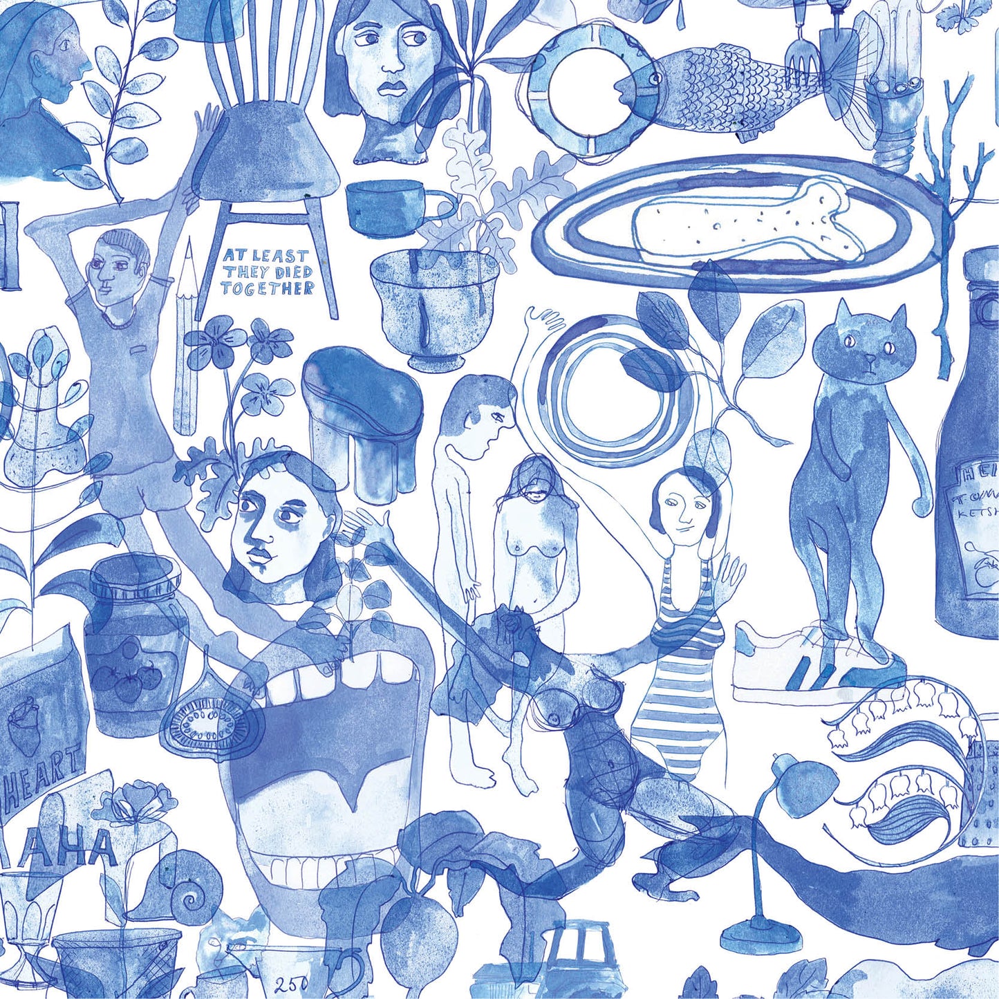 I’m Blue Wall Mural - Blue - NLXL - ASU - 02 - Premier Wallcovering