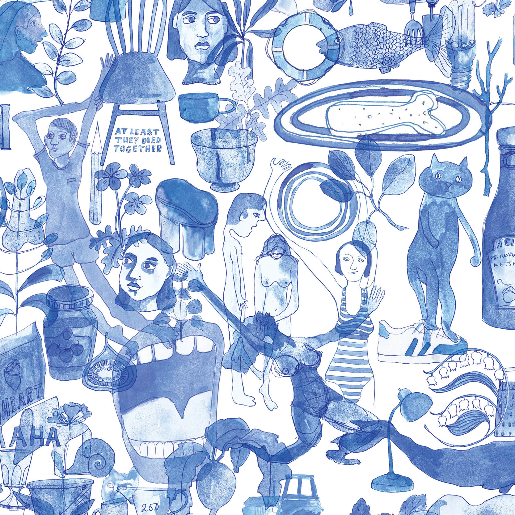 I’m Blue Wall Mural - Blue - NLXL - ASU - 02 - Premier Wallcovering