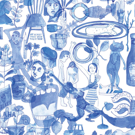 I’m Blue Wall Mural - Blue - NLXL - ASU - 02 - Premier Wallcovering