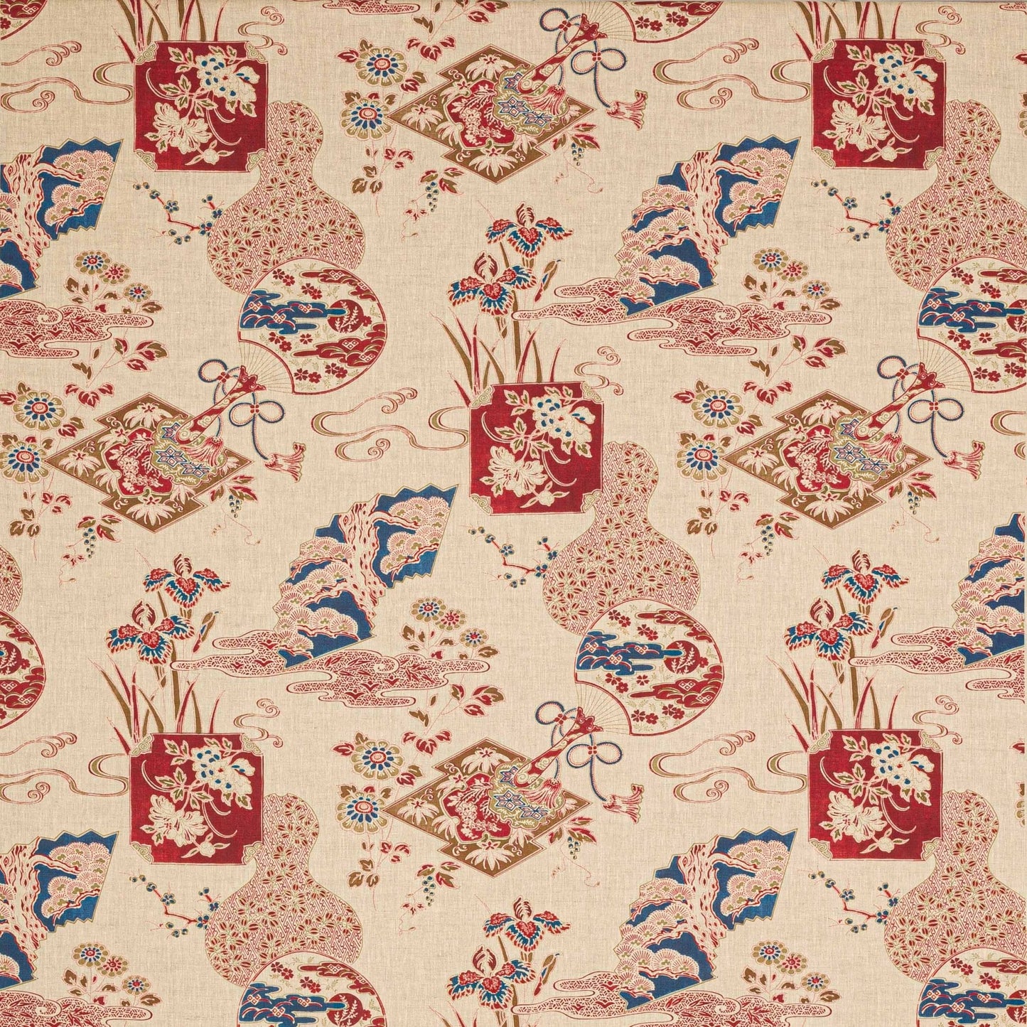 Imari Fabric - Carmin - Manuel Canovas - M4116-03 - Premier Wallcovering