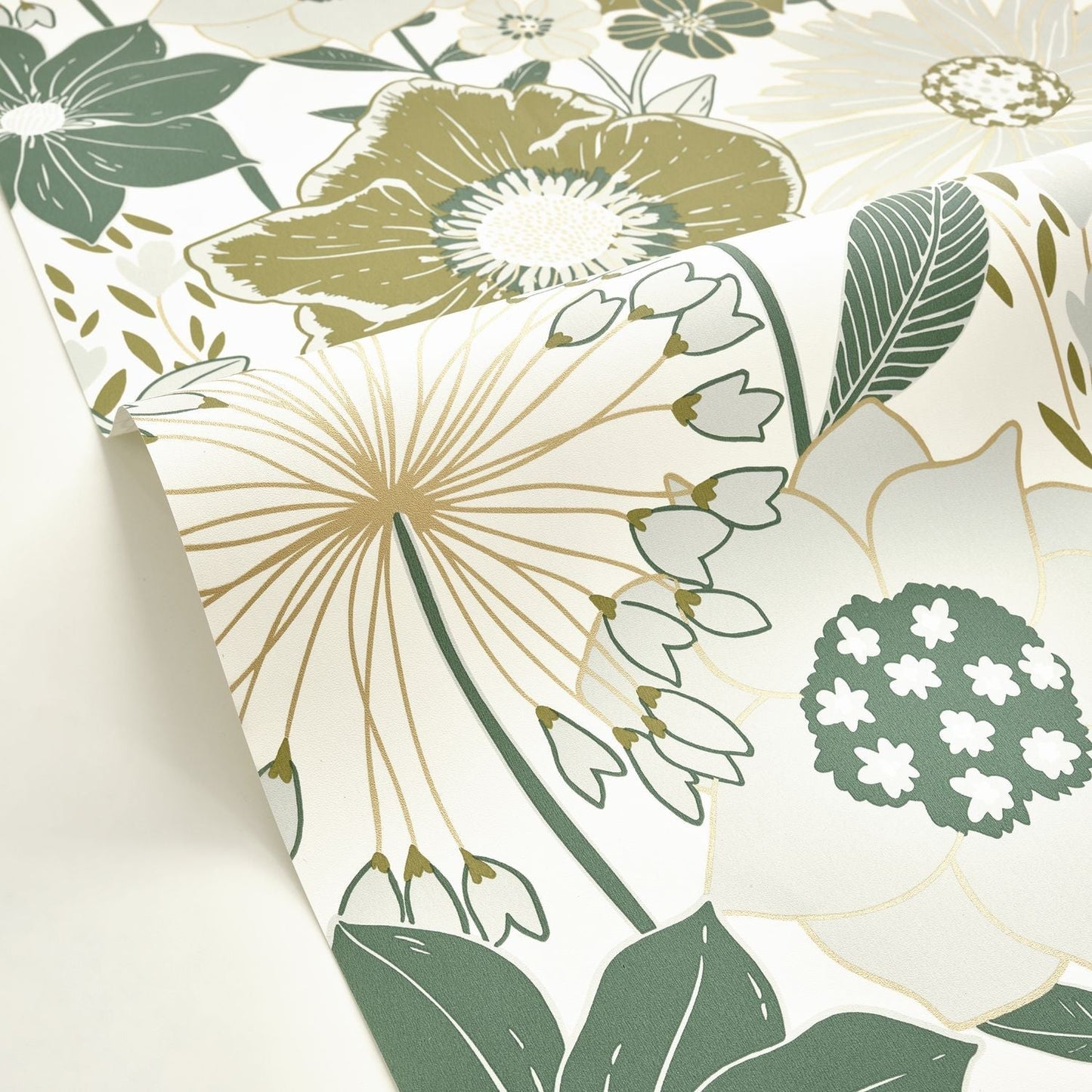 Immensite Wallpaper - Vert - Caselio - 104557028 - Premier Wallcovering