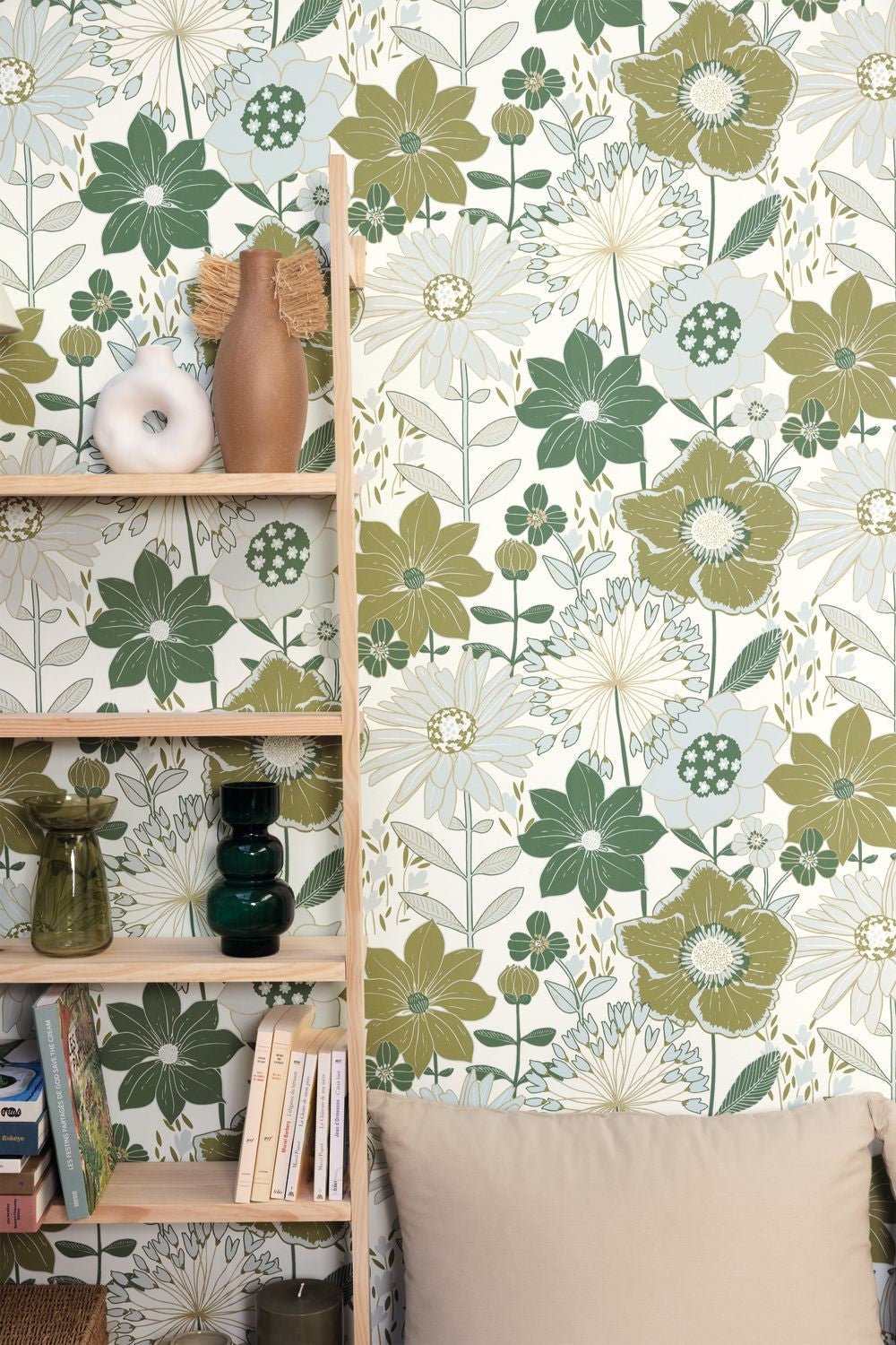 Immensite Wallpaper - Vert - Caselio - 104557028 - Premier Wallcovering