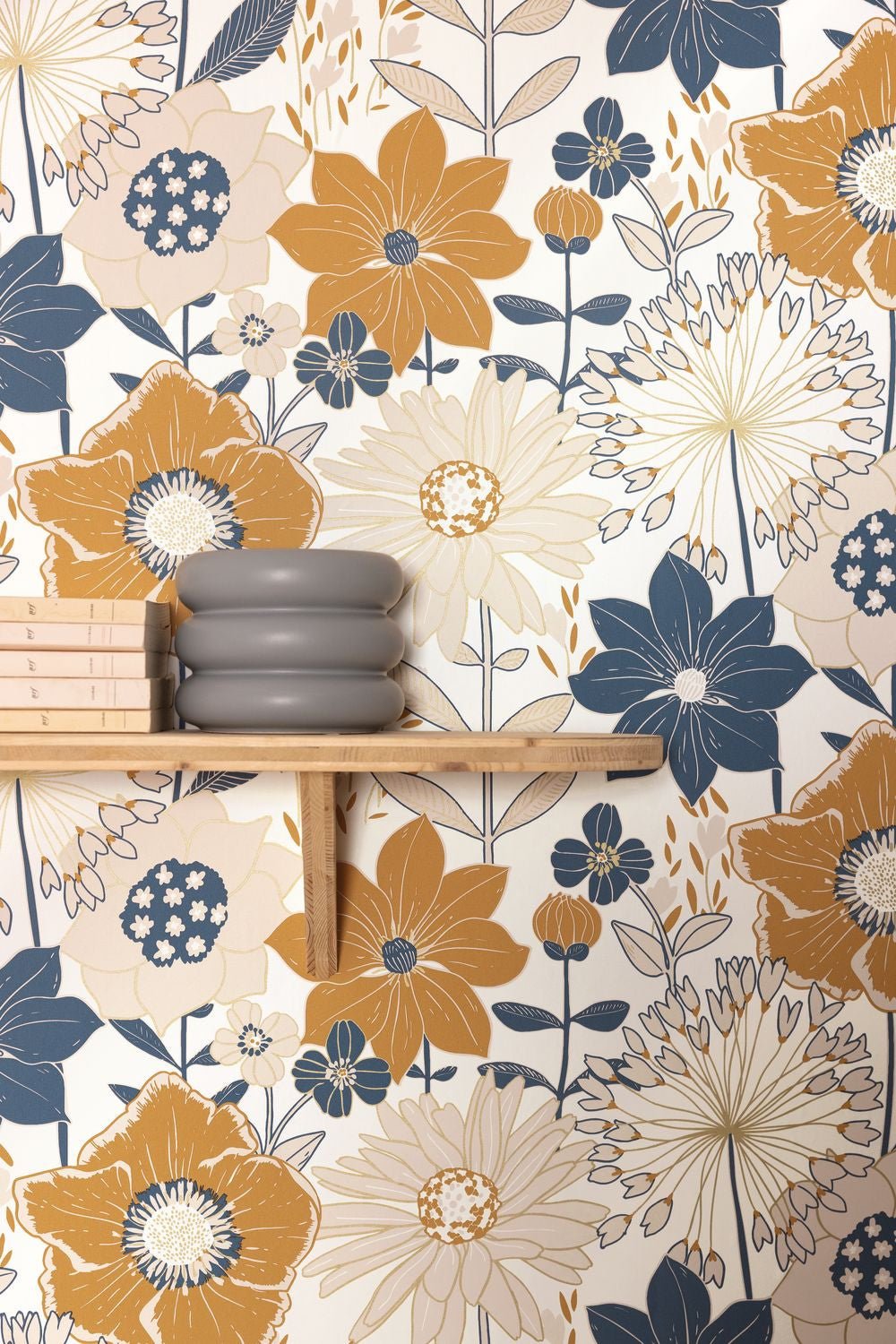 Immensite Wallpaper - Bleu - Caselio - 104556026 - Premier Wallcovering