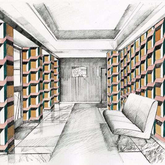 Impact Wallpaper - Muddy Amber/Tuscan Pink/Huntsman Green - ZPLW312980 - Zoffany - Premier Wallcovering