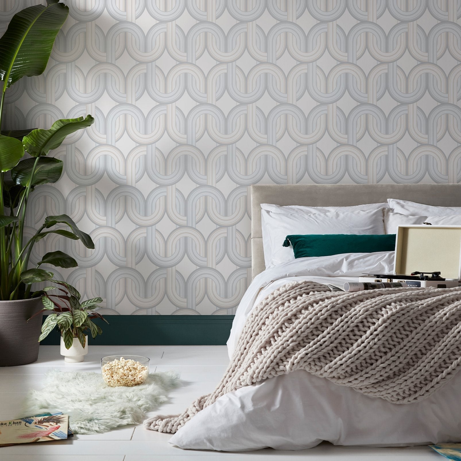 In the Loop Wallpaper - Hazy Day - Envy - 122361 - Premier Wallcovering