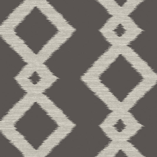 Inca Wallpaper - Espresso - Warner House - Premier Wallcovering