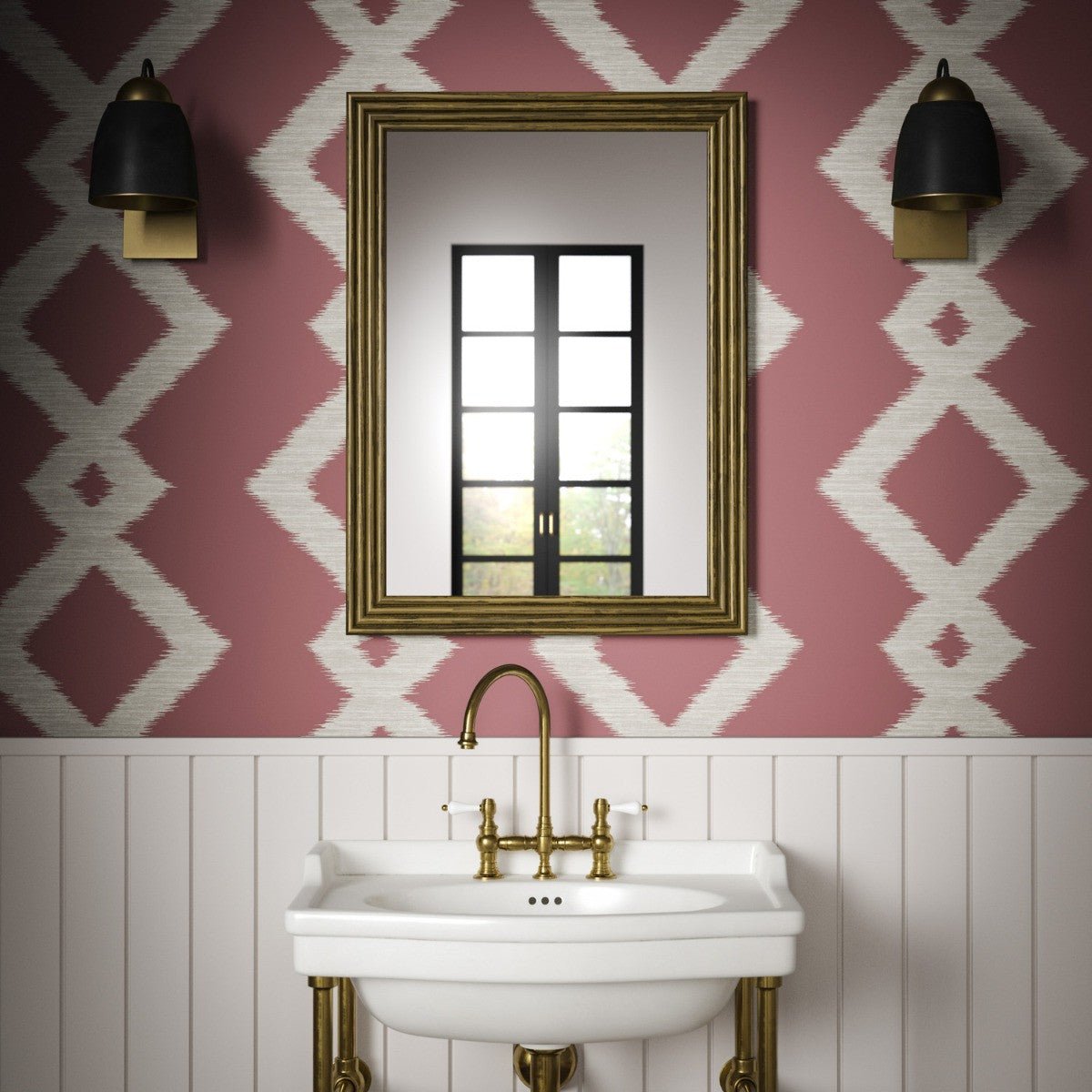 Inca Wallpaper - Brick - Warner House - Premier Wallcovering