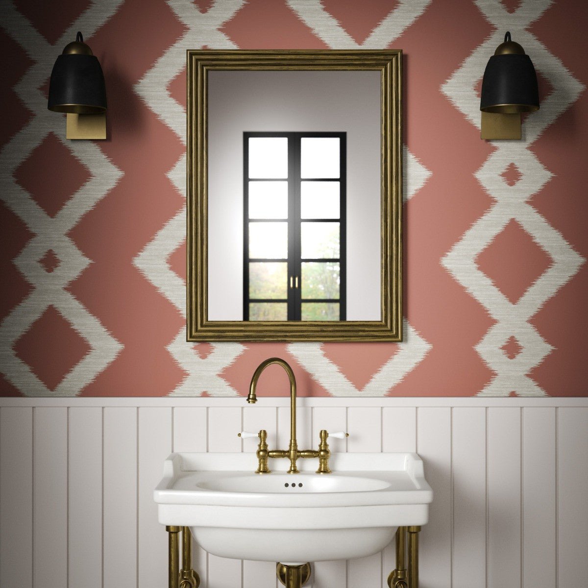 Inca Wallpaper - Spice - Warner House - Premier Wallcovering