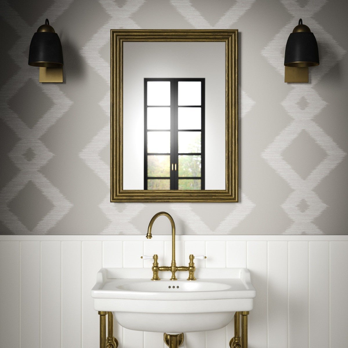 Inca Wallpaper - Natural - Warner House - Premier Wallcovering