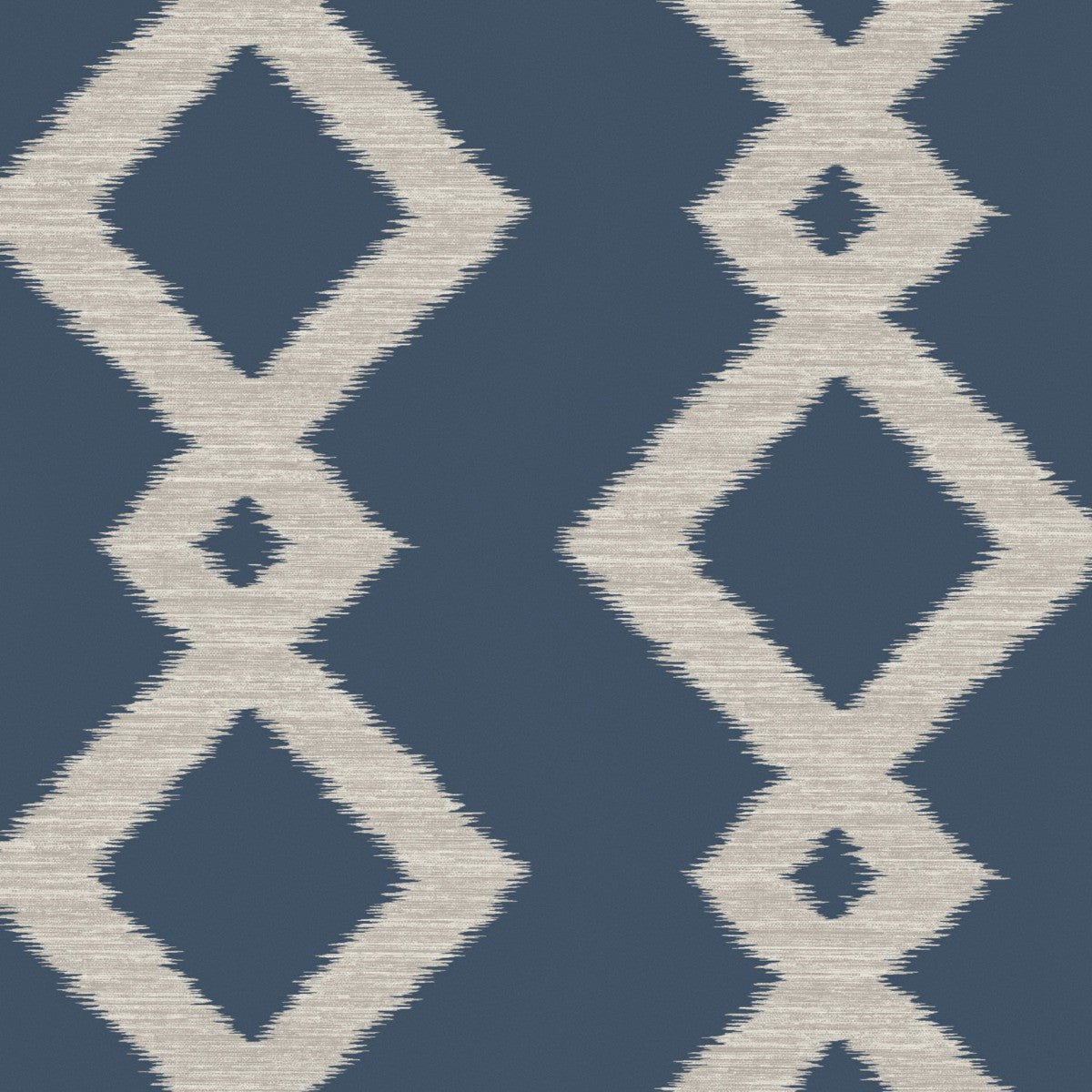 Inca Wallpaper - Navy - Warner House - Premier Wallcovering