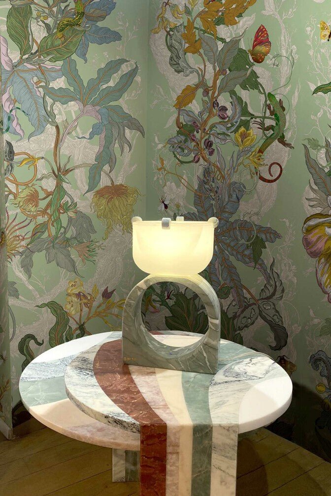 Indie Jungle Wallpaper - Lacewing - Timorous Beasties - JNGL/IJNGL/TXMT/04 - Premier Wallcovering