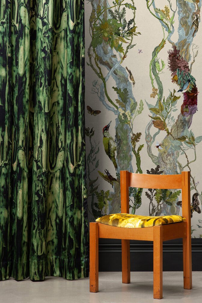 Indie Wood Wallpaper - Bone - Timorous Beasties - BTN/INDIE/TXMT/04 - Premier Wallcovering