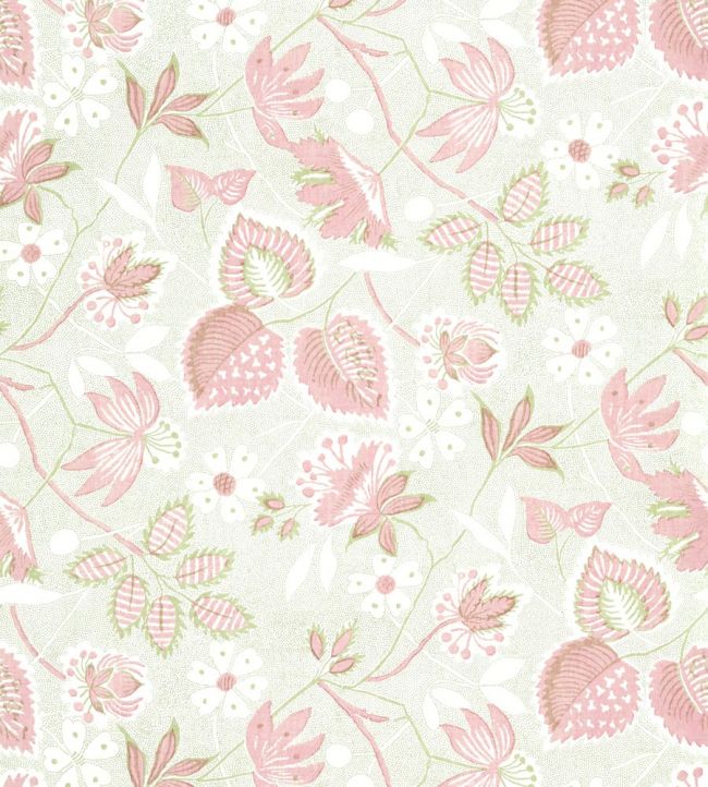 Indienne Hazel Wallpaper - Blush - AT15113 - Anna French - Premier Wallcovering