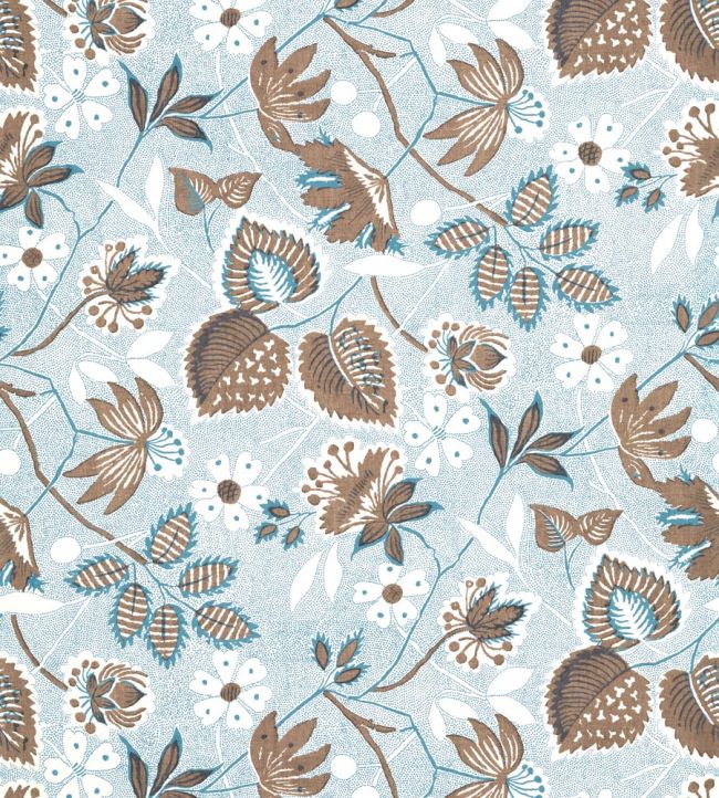 Indienne Hazel Wallpaper - Brown and Slate - AT15117 - Anna French - Premier Wallcovering