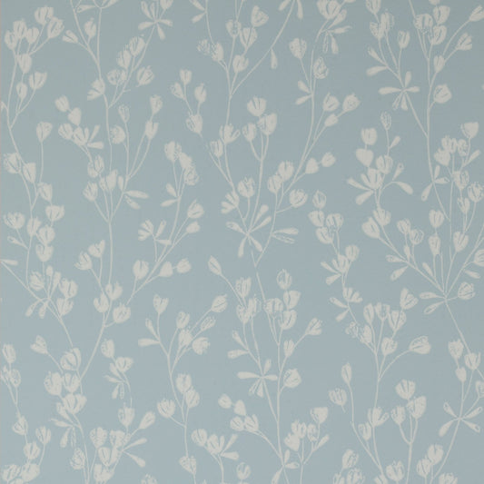 Ines Wallpaper - Soft Blue - J178W - 01 - Jane Churchill - Premier Wallcovering