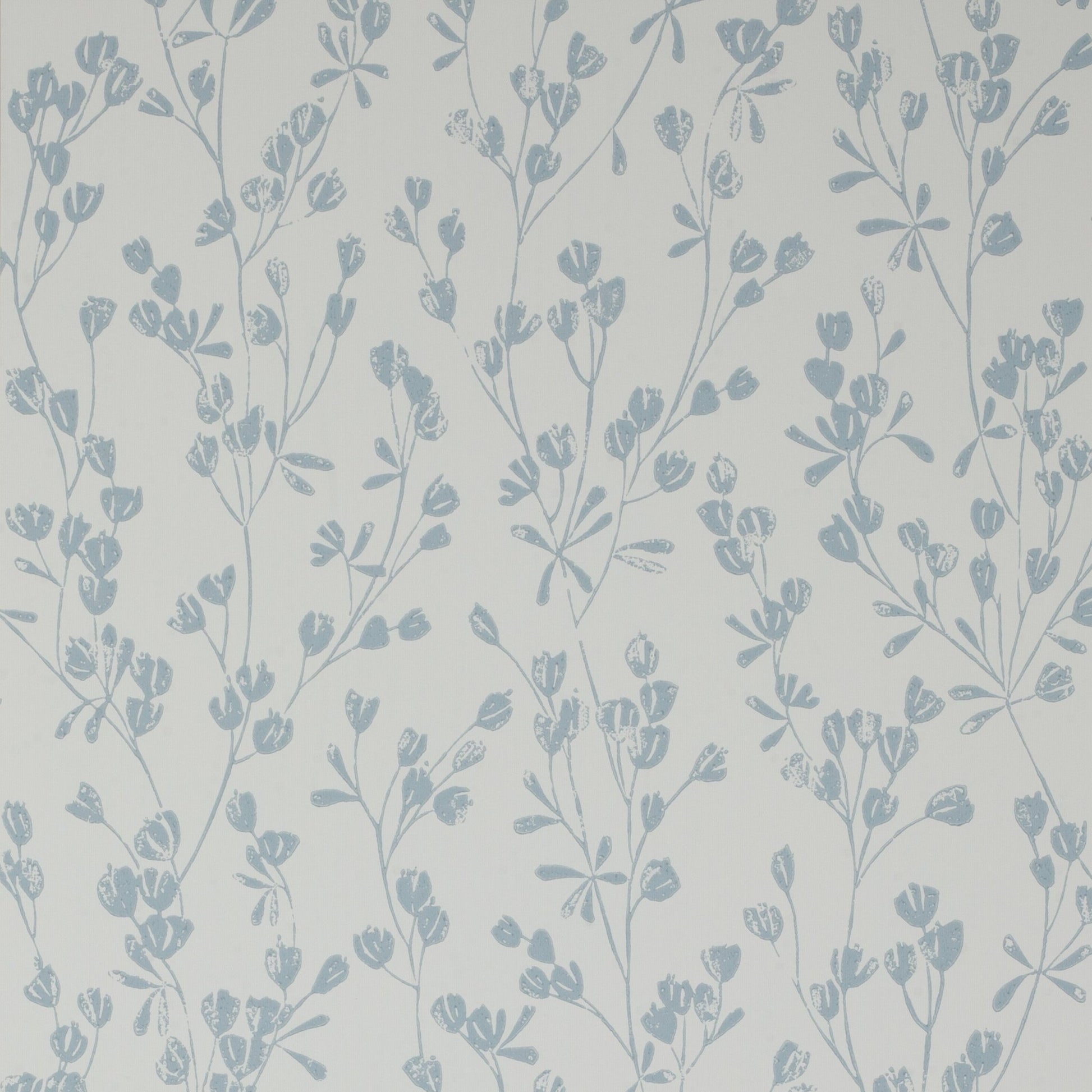 Ines Wallpaper - Cream/Blue - J178W - 04 - Jane Churchill - Premier Wallcovering