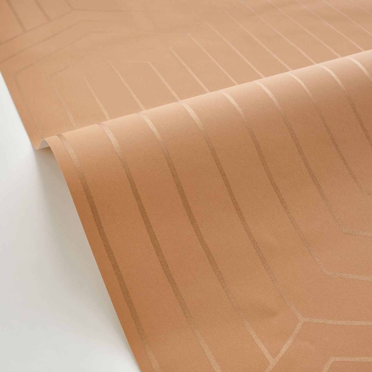 Infini Wallpaper - Camel Cuivre - Caselio - 104522029 - Premier Wallcovering