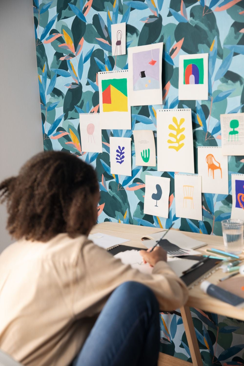 Influence Wallpaper - Bleu Cobalt - Caselio - 102156127 - Premier Wallcovering