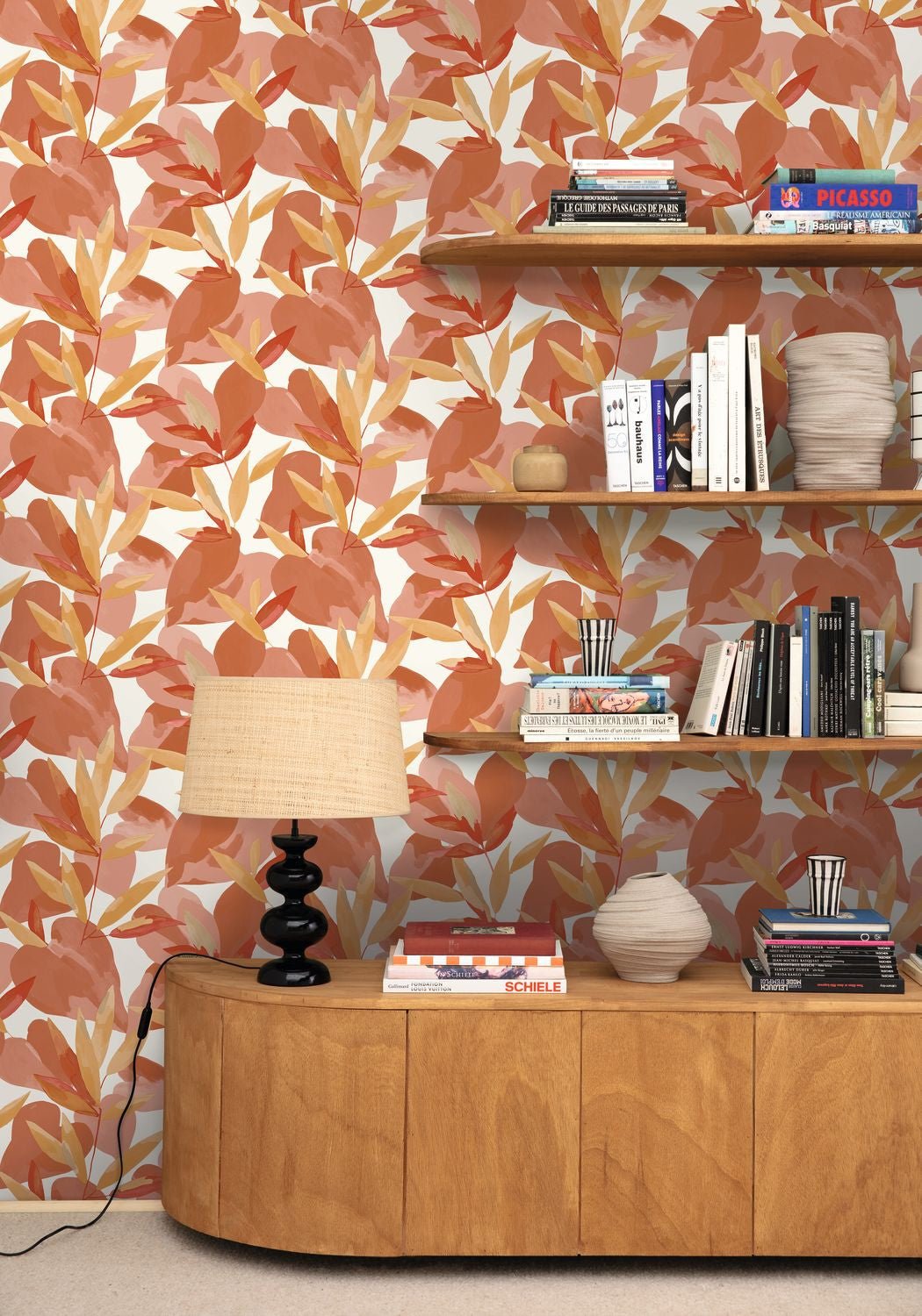 Influence Wallpaper - Terracotta/ Jaune - Caselio - 102153003 - Premier Wallcovering
