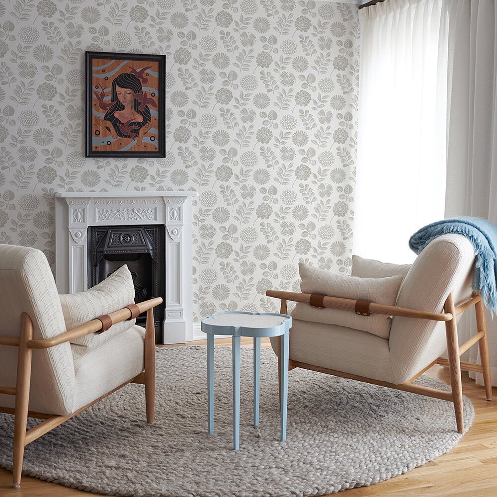 Inge Wallpaper - Grey - A Street Prints - FD26533 - Premier Wallcovering