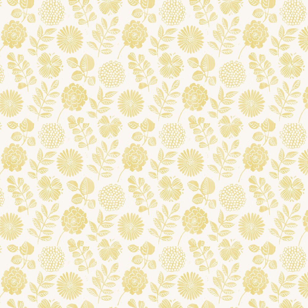 Inge Wallpaper - Ochre - A Street Prints - FD26530 - Premier Wallcovering