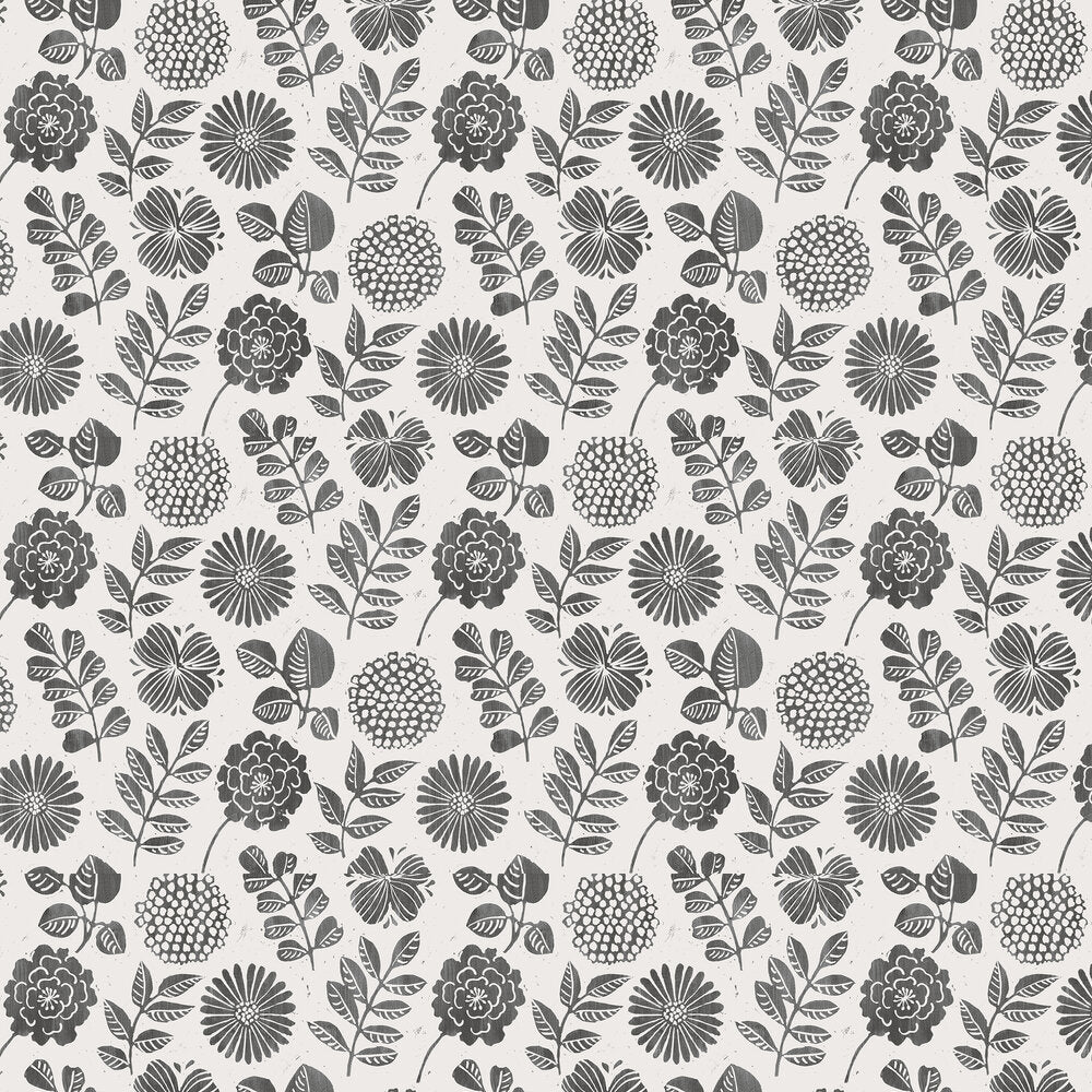 Inge Wallpaper - Black - A Street Prints - FD26534 - Premier Wallcovering