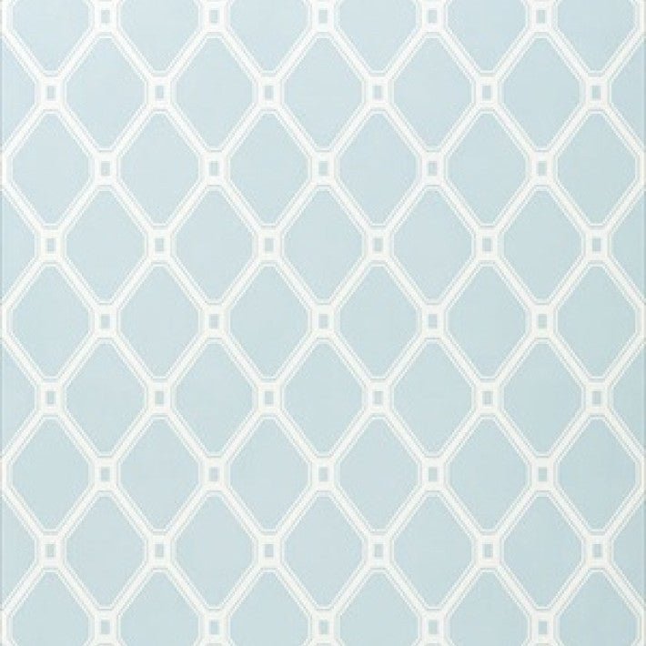 Ingrid Wallpaper - Blue - Thibaut - T4978 - Premier Wallcovering